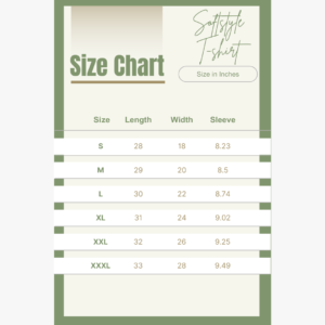 T-shirt Size Chart