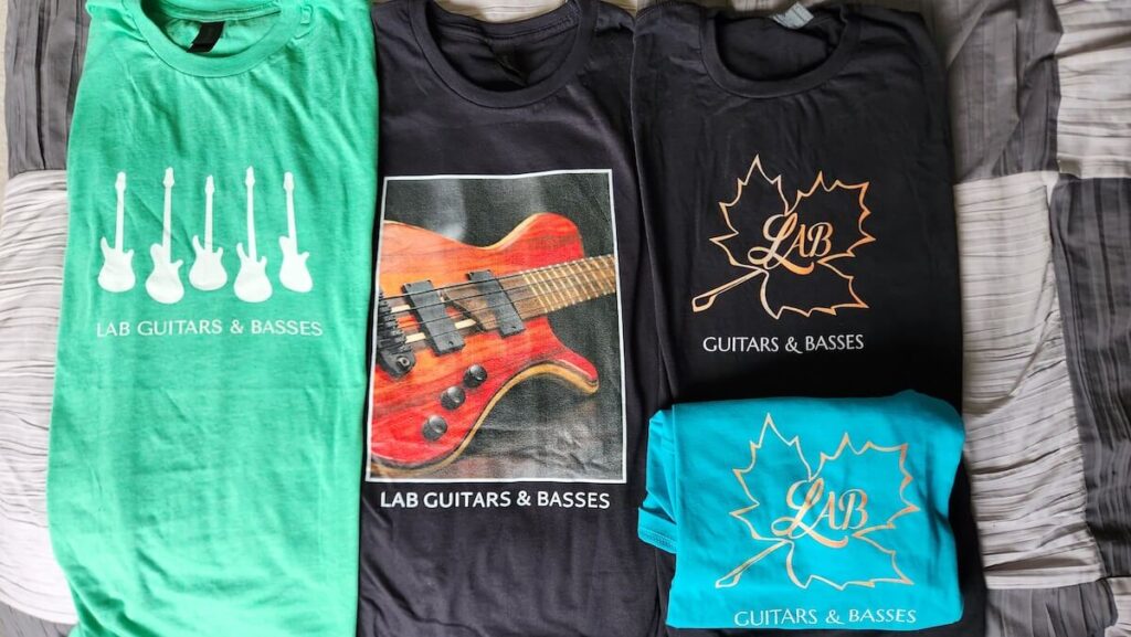 LAB Guitars and Basses Shirts